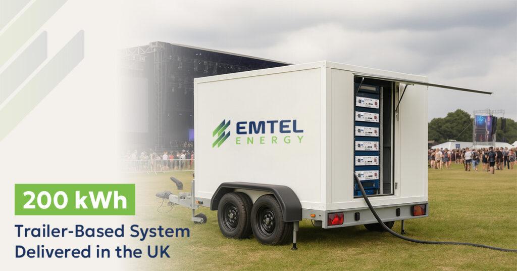 ENRACK 200 kWh Trailer Delivered in the UK