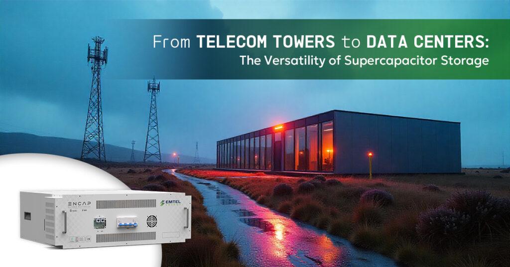 From Telecom Towers to Data Centers: The Versatility of Supercapacitor Energy Storage